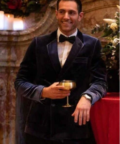 12 Dates Of Christmas S02 Garrett Marcantel Velvet Blazer