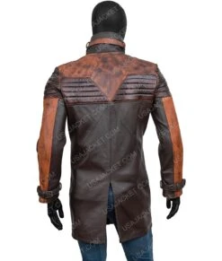 Watch Dogs 2 Aiden Pearce Trench Coat -Leather Jacket Store Aiden Pearce Video Game Leather Coat