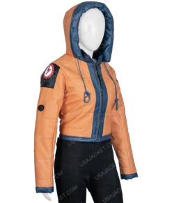 Apex Legends S02 Wattson Jacket -Leather Jacket Store Apex Legends Season 02 Wattson Hooded Jacket