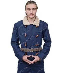 Red Dead Redemption 2 Arthur Morgan Blue Coat -Leather Jacket Store Arthur Morgan Red Dead Redemption 2 Blue Long Coat