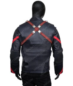 Captain America Avengers Endgame Jacket -Leather Jacket Store Avengers Endgame Chris Evan Captain America Faux Leather Jacket