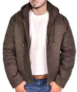 Avengers Endgame Thor Jacket -Leather Jacket Store Avengers Endgame Chris Hemsworth Thor Hooded Jacket 1