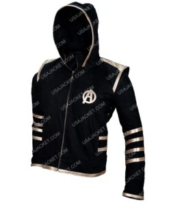 Avengers Endgame Ronin Hoodie -Leather Jacket Store Avengers Endgame Ronin Zip Up Black Hoodie