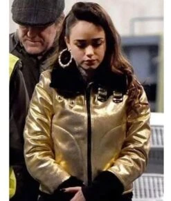 Curfew Faith Palladino Golden Jacket