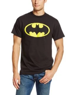 Batman Classic Logo Black T-Shirt