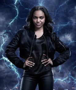 Black Lightning Jennifer Pierce Leather Jacket