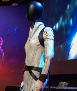 Black Widow White Jacket -Leather Jacket Store Black Widow White Jacket