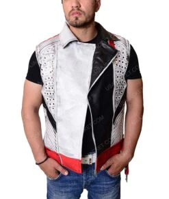 Carlos Descendants 2 Genuine Leather Jacket -Leather Jacket Store Cameron Boyce Leather Vest