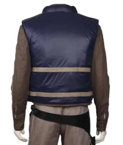 Star Wars Rogue One Captain Cassian Andor Vest -Leather Jacket Store Captain Cassian Andor Diego Luna Rogue One Star Wars Pilot Blue Vest