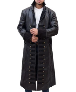 Captain Hook Once Upon A Time Coat -Leather Jacket Store Captain Hook Once Upon A Time Colin ODonoghue Black Leather Coat