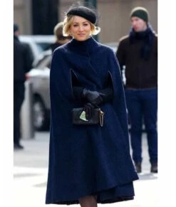 The Flight Attendant Kaley Cuoco Cape Coat