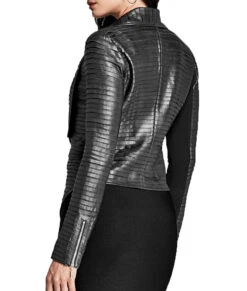 Riverdale Cheryl Blossom Black Pleated Jacket 5 Riverdale Cheryl Blossom Black Pleated Jacket -Leather Jacket Store Cheryl Blossom Leather Jacket