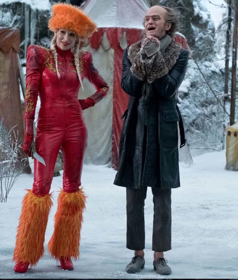 A Series Of Unfortunate Events S03 Count Olaf Shearling Coat 2 A Series Of Unfortunate Events S03 Count Olaf Shearling Coat - Image 2