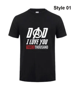 Dad I Love You 3000 Time Avengers Endgame T-shirt