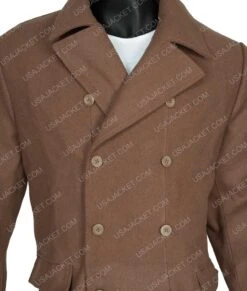 Tenth Doctor Who Long Coat -Leather Jacket Store David Tennant 10th Doctor Who Brown Long Coat