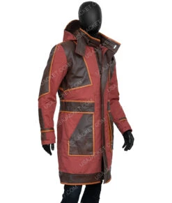 Star Wars Andor Diego Luna Coat -Leather Jacket Store Diego Luna Andor Star Wars Andor Diego Luna Leather Coat