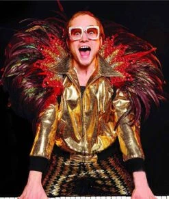 Rocketman Elton John Golden Jacket