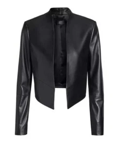 Emily In Paris Emily Cooper Black Leather Jacket