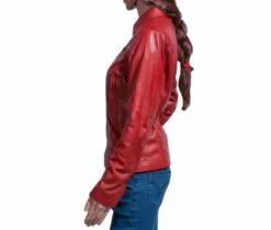 Emma Swan Once Upon A Time Jacket -Leather Jacket Store Emma Swan Once Upon A Time Red Leather Jacket