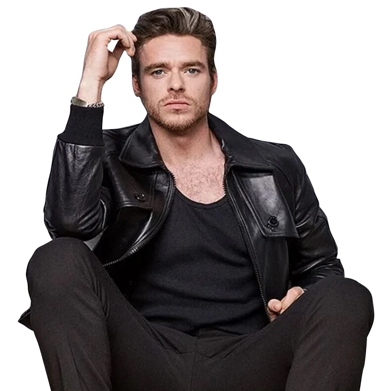 Eternals Ikaris Black Leather Jacket 2 Eternals Ikaris Black Leather Jacket - Image 2