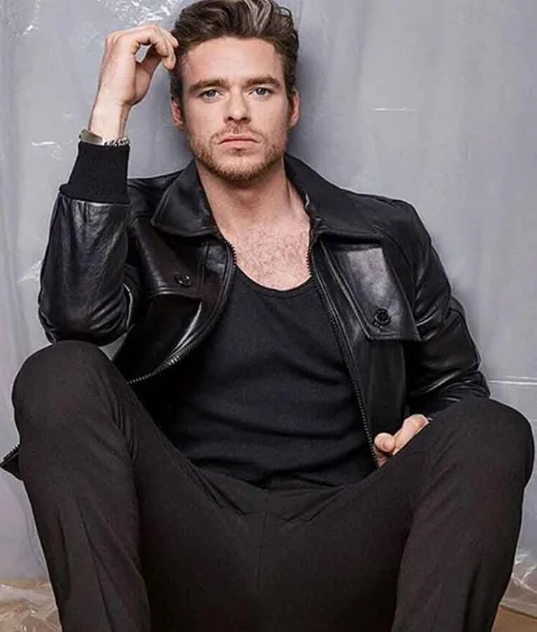 Eternals Ikaris Black Leather Jacket 1 Eternals Ikaris Black Leather Jacket