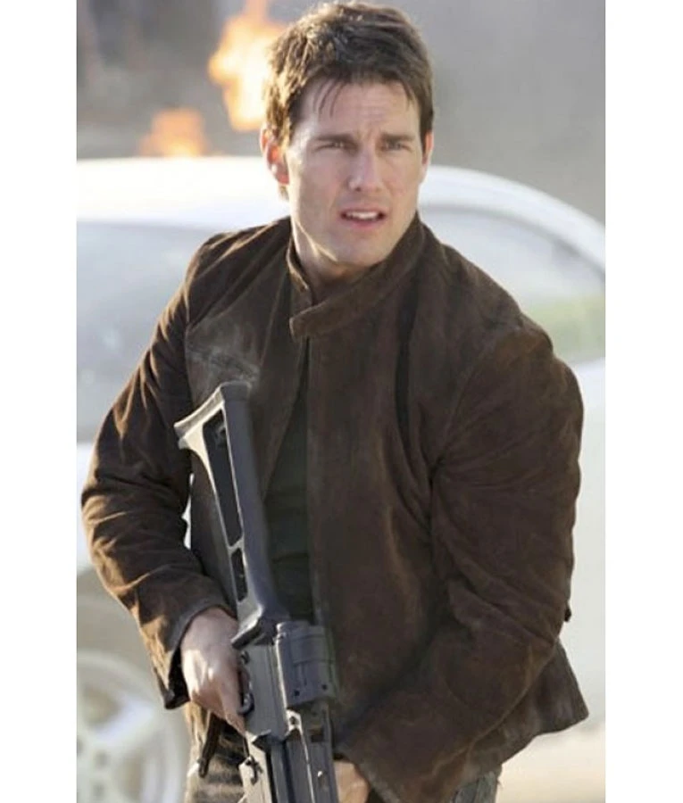 Tom Cruise Mission Impossible 3 Suede Leather Jacket 3 Tom Cruise Mission Impossible 3 Suede Leather Jacket - Image 3
