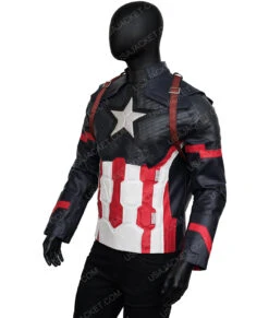 Captain America Avengers Endgame Jacket -Leather Jacket Store Get Avengers Endgame Chris Evan Captain America Leather Jacket
