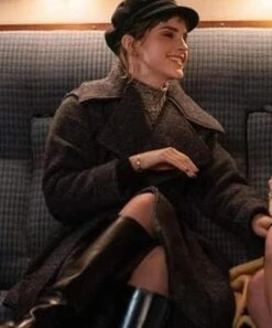Harry Potter Return To Hogwarts 2022 Emma Watson Black Coat