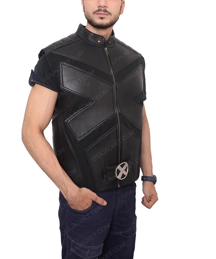 X Men Origins Wolverine Leather Vest 2 X Men Origins Wolverine Leather Vest - Image 2