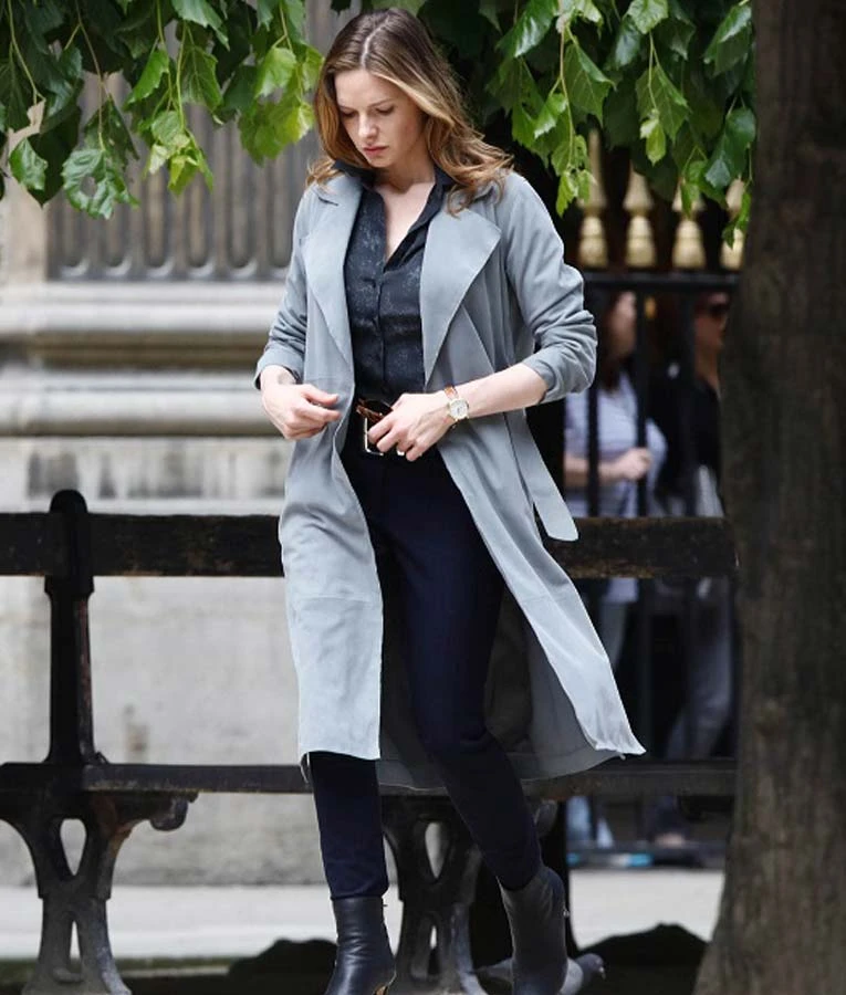 Rebecca Ferguson MI6 Trench Coat 2 Rebecca Ferguson MI6 Trench Coat - Image 2