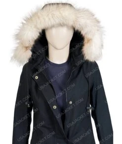 Let It Snow Isabela Moner Coat With Hood -Leather Jacket Store Isabela Moner Coat With Hood