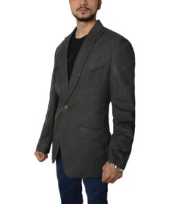 Kingsman Agent Champagne Jacket -Leather Jacket Store Jeff Bridges Agent Champagne Kingsman The Golden Circle Grey Blazer Jacket