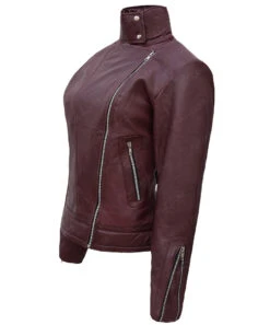 Once Upon A Time Season 4 Emma Swan Jacket -Leather Jacket Store Jennifer Morrison Once Upon A Time Season 4 Episode 7 Emma Swan Dark Brown Jacket
