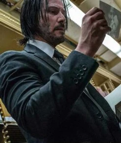 John Wick Chapter 3 Parabellum Suit -Leather Jacket Store John Wick Keanu Reeves Chapter 3 Parabellum Black Suit