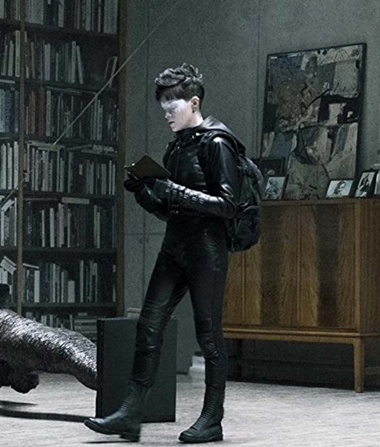 Lisbeth Salander Girl In The Spider Web Hooded Jacket 2 Lisbeth Salander Girl In The Spider Web Hooded Jacket - Image 2