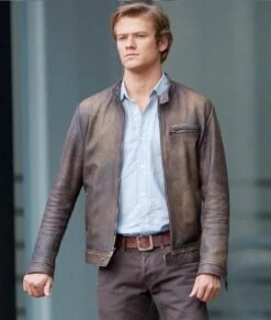 Angus MacGyver Distressed Leather Jacket