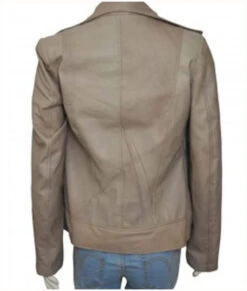 Lucifer Chloe Decker Grey Leather Jacket -Leather Jacket Store Lucifer Chloe Jacket 1