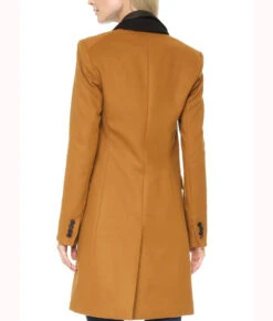 Manifest S02 Michaela Stone Coat -Leather Jacket Store Manifest Season 02 Camel Wool Michaela Stone Coat