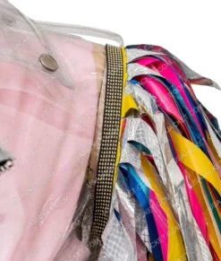 Birds Of Prey Harley Quinn Jacket -Leather Jacket Store Margot Robbie Harley Quinn Birds Of Prey Wings Caution Tape Jacket