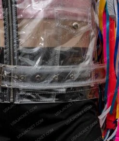 Birds Of Prey Harley Quinn Jacket -Leather Jacket Store Margot Robbie Harley Quinn Caution Tape Jacket