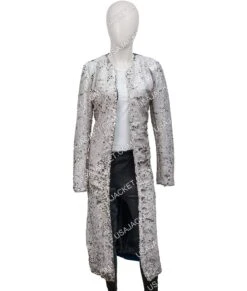 Birds Of Prey Harley Quinn Coat -Leather Jacket Store Margot Robbie Sequin Trench Coat