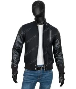 Creed Adonis Johnson Letterman Jacket -Leather Jacket Store Michael B. Jordan Creed Adonis Johnson Black Letterman Jacket