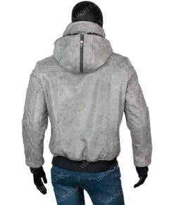 Power Book II Ghost Michael Rainey Jr. Hooded Jacket -Leather Jacket Store Michael Rainey Jr.Power Book II Ghost Tariq St. Patrick Jacket Withd Hood