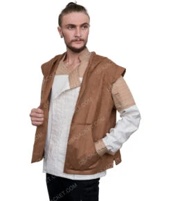 Star Wars: Andor Diego Luna Vest -Leather Jacket Store New Star Wars Andor Diego Luna Cassian Andor Brown Vest