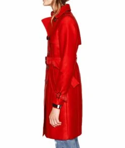 Riverdale Polly Cooper Red Double Breasted Coat -Leather Jacket Store Polly Cooper Coat