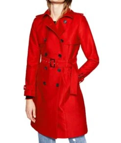 Riverdale Polly Cooper Red Double Breasted Coat
