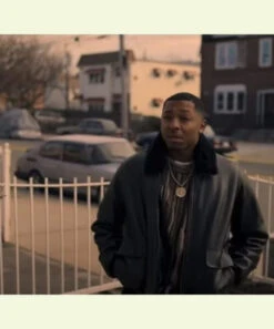 Power Book III Lou-Lou Black Leather Jacket