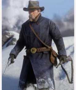 Red Dead Redemption 2 Arthur Morgan Blue Coat -Leather Jacket Store RDR 2 Arthur Morgan Blue Coat