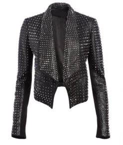RHOBH Kyle Richards Studded Leather Jacket