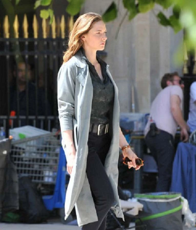 Rebecca Ferguson MI6 Trench Coat 3 Rebecca Ferguson MI6 Trench Coat - Image 3